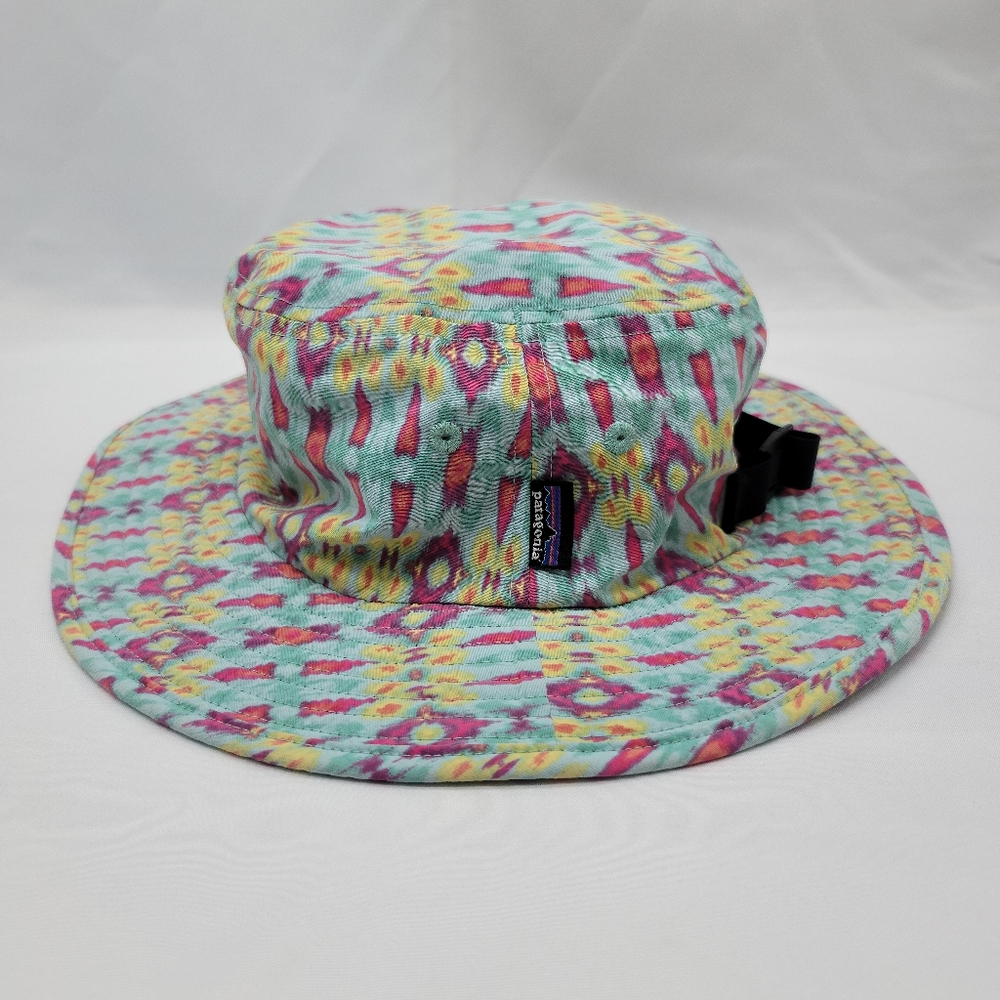 Patagonia Kids Girl's S Bucket Brim Hiking Hat Lightweight Adjustable RN 51884